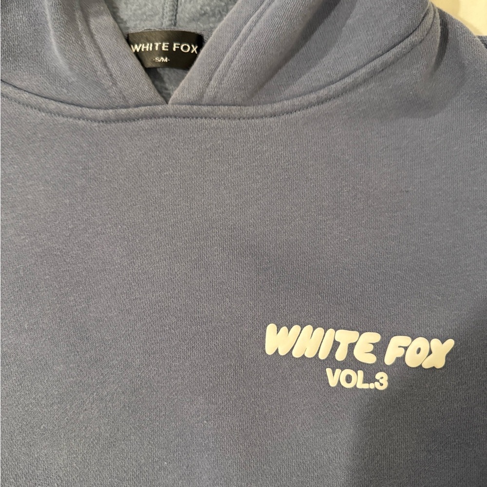 White Fox Boutique Blue Hoodie